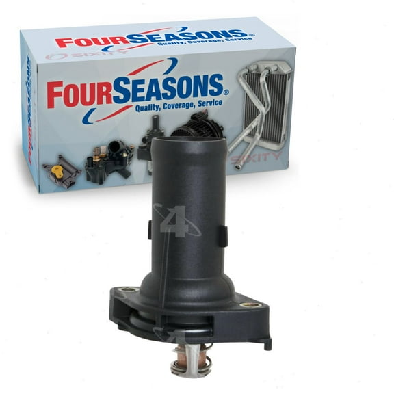 Four Seasons Coolant Thermostat Water Outlet compatible with Dodge Avenger Grand Caravan Journey Nitro 2007-2011
