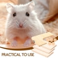 thumbnail image 5 of Guinea Pig Toys Hamster Accessories for Cages Squirrel Climbing Board Perch Stand for Chinchilla Hamster Jumping Platform Shelf Wood, 5 of 6