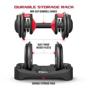 FitRx SmartBell, 9 in 1 Adjustable Dumbbell, 25 lb