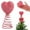 pink-Free Size, variant on CxhicLuv Heart with Spring Tree Top Star Ornament, Red Heart-Shaped Family Decoration, Romantic Tree Topper for Valentine’s Day & Holiday Décor, Festive & Unique Gift for Your Loved Ones