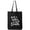 Black, variant on Life Is Better At The Beach Cotton Canvas Tote Bag