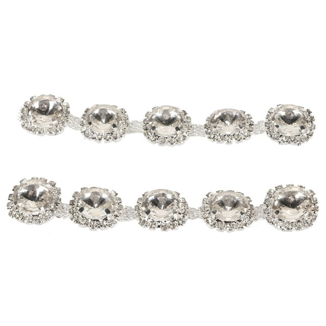2 clips de cristal para zapatos con diamantes de imitación, decoración elegante para zapatos de boda, fiesta, novia