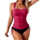 thumbnail image 5 of Trajes de baño para mujer Traje de baño de cintura alta conservador ajustado con fruncido Conjunto dividido Trajes de baño para mujer Trajes de baño para mujer Traje de baño para mujer Trajes de baño, 5 of 9