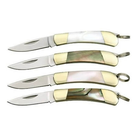 Novelty Cutlery 257 Don't Tread On Me Barlow Knife with Color Artwork Acrylic Sealed Handles Multi-Colored