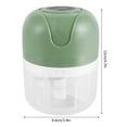 thumbnail image 3 of Clearance Items,npkgvia Blenders For Kitchen,Food Blender,250 ML Electric Garlic Mincer USB Charging Garlic Chopper Food Chopper Kitchen Tool For Meat Vegetable ,Cookware,Green, 3 of 5