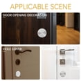 thumbnail image 3 of Mutably Door Hole Cover Plate for Home Interior and Exterior Doors, Door Knob Protector, and Easy to Install, 3 of 10