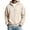 Beige, variant on Men's Zip Up Hoodie Lightweight Warm Full Zipper Hooded Jacket Casual Baggy Basic Solide Color Windbreaker Coat