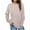 Beige, variant on Women'S Long Sleeve Sweatshirts 2024 Winter Fashion Solid Round-Neck Lightweight Basic Pullover Tops Yellow L