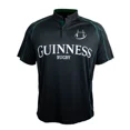 thumbnail image 1 of Guinness Chandail de Rugby de Performance à Manches Courtes Noir et Vert pour Hommes Adultes, 1 of 3