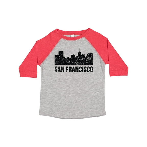 Inktastic San Francisco Skyline with Grunge Boys or Girls Toddler T-Shirt