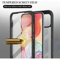 thumbnail image 3 of Case for Galaxy A04E,Galaxy A03 164mm Case,Slim Full-Body Rugged Stylish Protective Clear Back Hybrid 3-in-1 Case with Built-in Screen Protector Phone Case for Samsung Galaxy A04E 4G (Black), 3 of 6