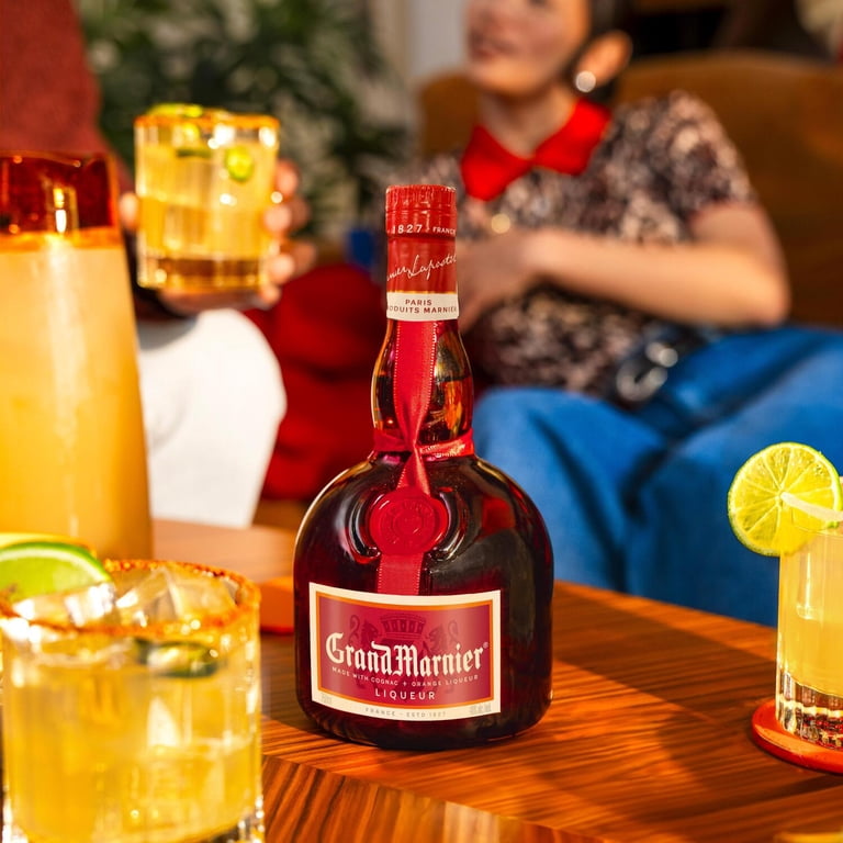Grand Marnier Cordon Rouge Cognac and Orange Liqueur 750 ml Glass
