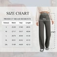 thumbnail image 3 of SWQZVT Wide Leg Pants Womens Yoga Pants with Pockets Stretch Loose Sweatpants High Waisted Button Casual Trousers Womens Clothes Elastic Waisted Slacks, 3 of 10