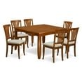 thumbnail image 3 of East West Furniture Parfait 7 Piece Lath Back Dining Table Set, 3 of 4