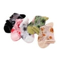 thumbnail image 4 of 5 Pairs Transparent Socks Women Sheer Floral Flower, 4 of 8