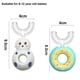 thumbnail image 2 of Cepillo de dientes en forma de U, paquete de cabezal de cepillo de dientes redondeados para niños, 2 of 5