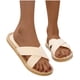 thumbnail image 4 of Zapatos de mujer Sandalias de playa de verano Cuerda de cáñamo de imitación Zapatillas de viaje de fondo plano Wmkox8yii ytu6931, 4 of 6