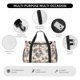 thumbnail image 4 of Easygdp Flying Butterflies-1 Bolsa de Gimnasio, Bolsa de Viaje Duffel, Bolsa de Fin de Semana con Compartimentos, Bolsa de Mano para Noche, 4 of 7
