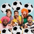 thumbnail image 4 of Globos de fútbol AIQINHU redondos metálicos de 22 cm, 6 unidades, para fiestas, 4 of 7