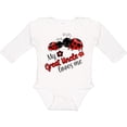 thumbnail image 3 of Inktastic My Great Uncle Loves Me with Cute Ladybugs Boys or Girls Long Sleeve Baby Bodysuit, 3 of 5