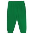 thumbnail image 4 of Toddler Mitchell & Ness Blue/Green Minnesota Timberwolves Big Face Oversized Pullover Hoodie & Pants Set, 4 of 5