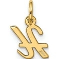 thumbnail image 3 of 10K Yellow Gold Small Script Initial H Charm (Width 7) (Length 16.85) - Jbsp, 3 of 5