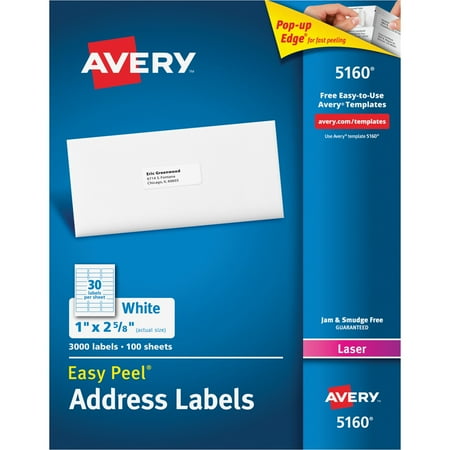 mailing labels 5160