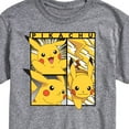 thumbnail image 3 of Pokémon - Pikachu Poses Art  - Men's Short Sleeve Graphic T-Shirt, 3 of 5