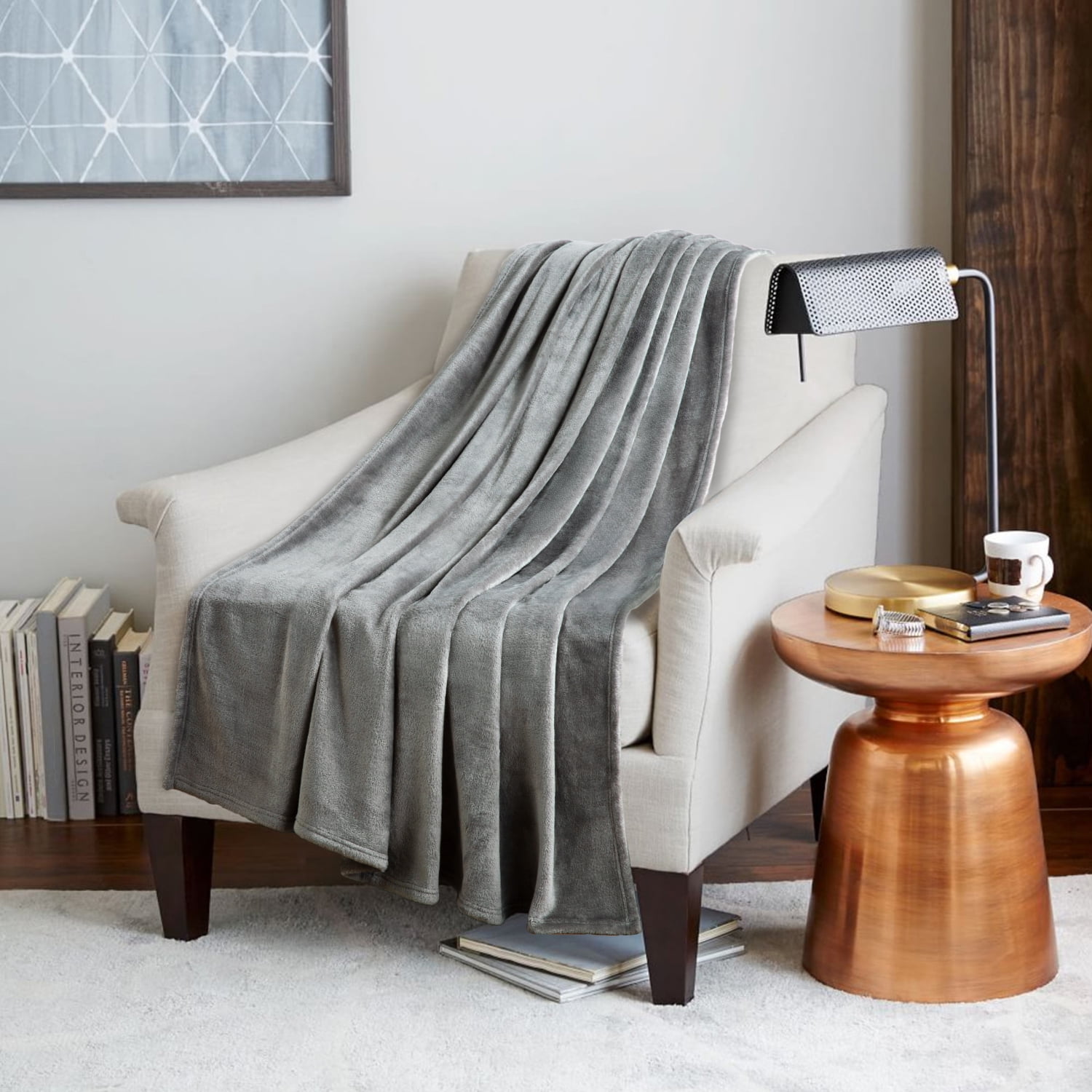 Ultra Soft Cozy Flannel Fleece Microfibre Travel Throw Bed Sofa Throw Blanket