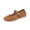 Camel, variant on Ballet Flats for Women Mary Jane Shoes Buckle Strap Flat Round Toe Loafers,Comfortable Faux Suede Slip-On Walking Shoes