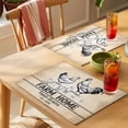 thumbnail image 4 of Farmhouse Chicken Placemats Set of 4, Farm Home Vintage Animal Non-Slip Place Mats Washable Table Mats for Kitchen Dining Table Decorations Indoor/Outdoor, 4 of 9
