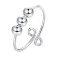 thumbnail image 4 of Anxiety Fidget Ring Women Spinning Rings With Beads Stress Relief Spinning Ring, 4 of 8
