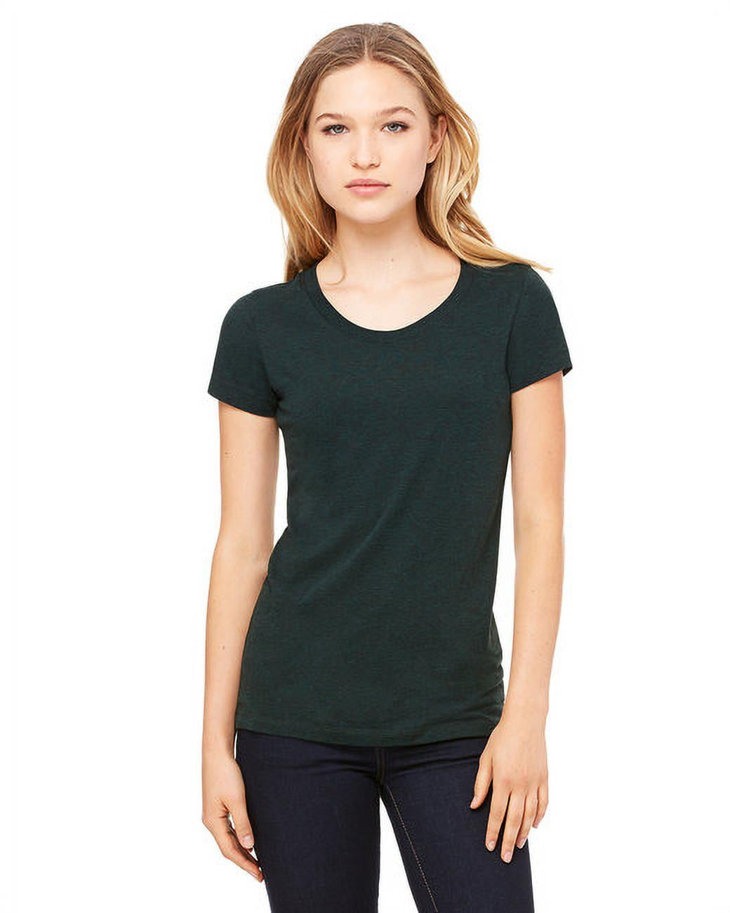 bella canvas heather emerald