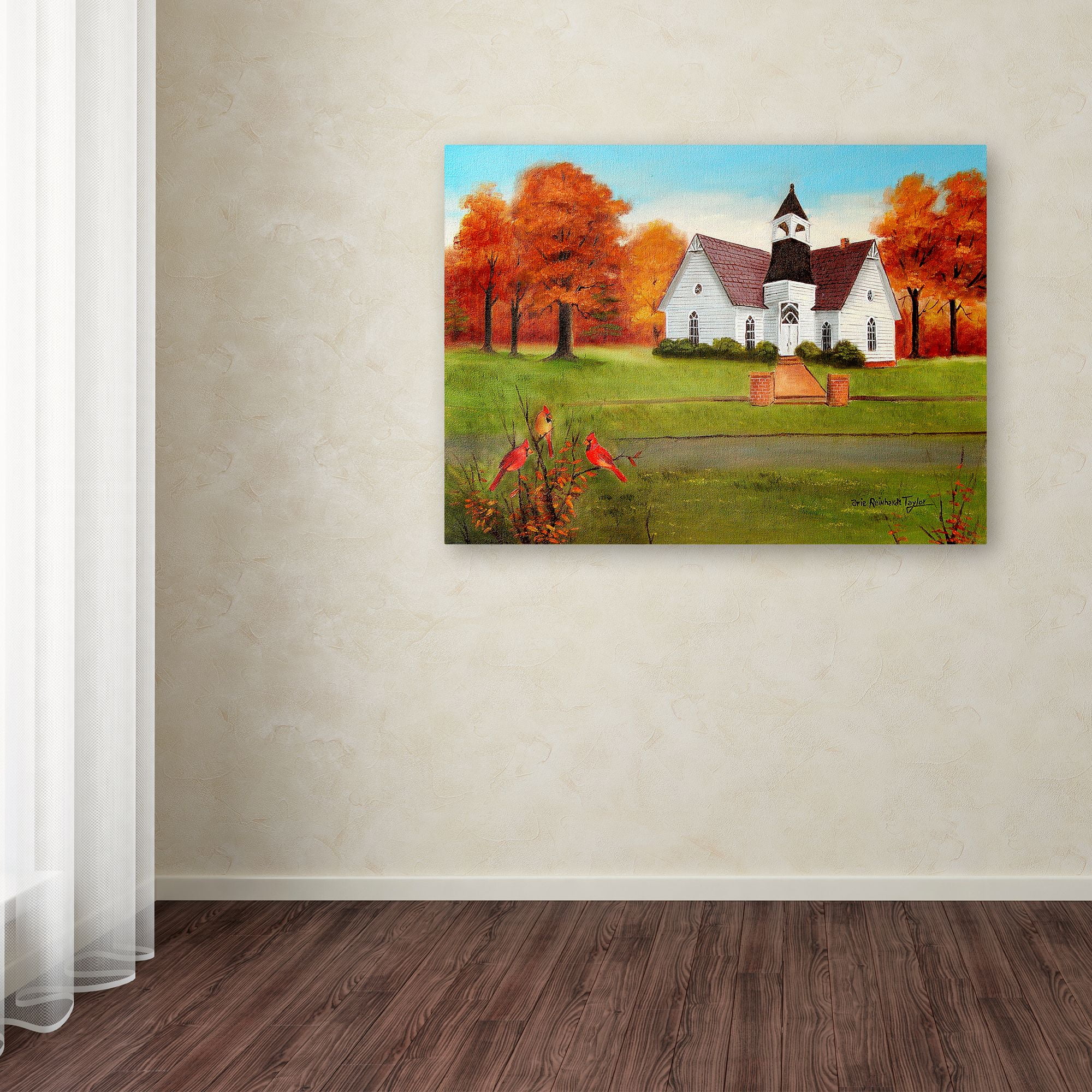 Trademark Fine Art 'St Pauls In Autumn' Canvas Art by Arie Reinhardt Taylor
