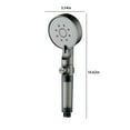 thumbnail image 2 of Hovmgk Turbo 5-Speed Shower Head, Adjustable Shower Sprayer with 5 Modes, Filtration System for Clean Water, High-Pressure Shower Head, Easy Installation, Bathroom Faucet for Home Use, 2 of 2