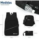 thumbnail image 4 of Mochila Antirrobo de 3 piezas, Bluelander con Puerto USB y Puerto para Audífonos, Negro Bluelander Mochila Antirrobo para Laptop, 4 of 6