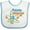 White and Blue, variant on Inktastic Future Scientist with Atom Boys or Girls Baby Bib