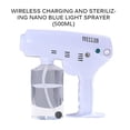 thumbnail image 2 of Handhold Fogger Usb 2600Mah Recargable Ajustable Blue Light Sprayer Steam Gun Kearding TO004318-00, 2 of 7