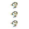 thumbnail image 3 of maskred 5piece Multimeter Voltage Tester Universal Test Cable With Banana Plug 3Set, 3 of 6