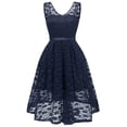 thumbnail image 2 of Wedding Guest Dresses for Women,Clearance Casual Fashion Slid Sleeveless V-Neck Women's Dress Evening Dresses, 2 of 3