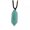 Natural Green Aventurine Quartz, variant on Natural Quartz Stone Pendulum Hexagonal Pendant Crystal Healing Reiki Necklace-Natural Green Aventurine Quartz