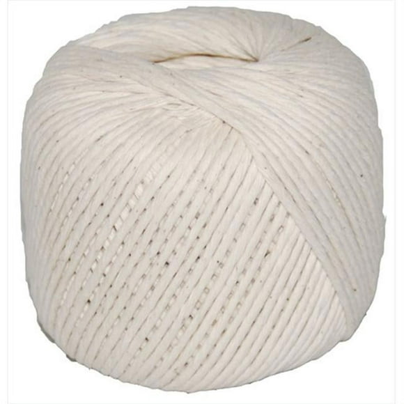 T.W. Evans Cordage 09-608 Number 60 Polished Beef Cotton Twine with 270 ft. Ball