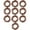 Coffee, variant on Soft 'N Style Flexible Headbands Stretch Headband Headbands Women (10pc-coffee)