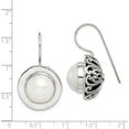thumbnail image 3 of 925 Sterling Silver 12-12.5 mm Cultured Mabe Pearl (17x26mm) Earrings, 3 of 5
