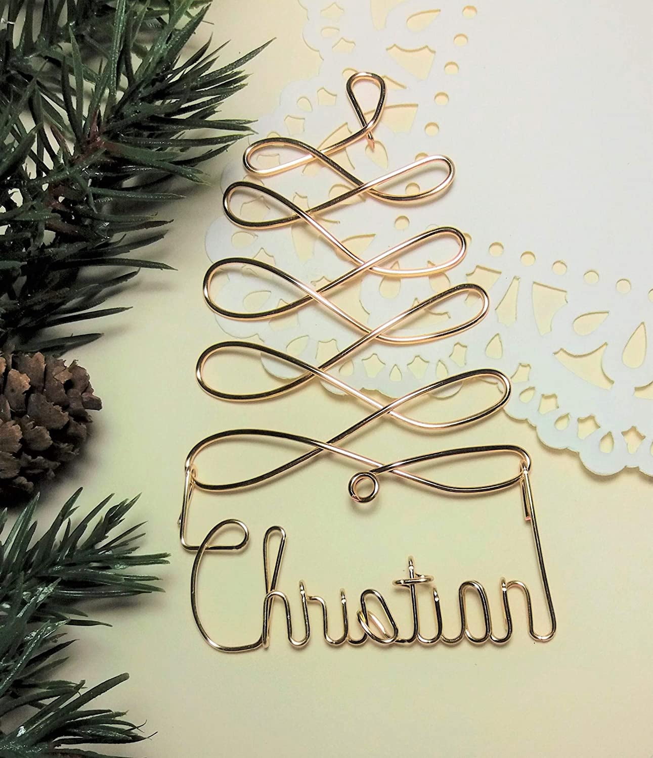 His Name Personalized Ornament