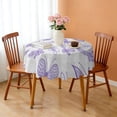 thumbnail image 3 of 60 Inch Round Lace Tablecloth Water Resistant Washable, Monarch Butterfly Aesthetic, 3 of 5
