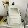 thumbnail image 5 of 1pc Fashion Sporty Style Backpack, Simple Casual Students Backpack, Large-capacity Travel Backpack For Short-distance Travel, Preppy Versatile Bag, 5 of 5