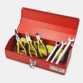 thumbnail image 4 of HEALEEP Hardware Tool Case Red Cold-rolled Sheet Mechanics Tool Box 1Pack, 4 of 8