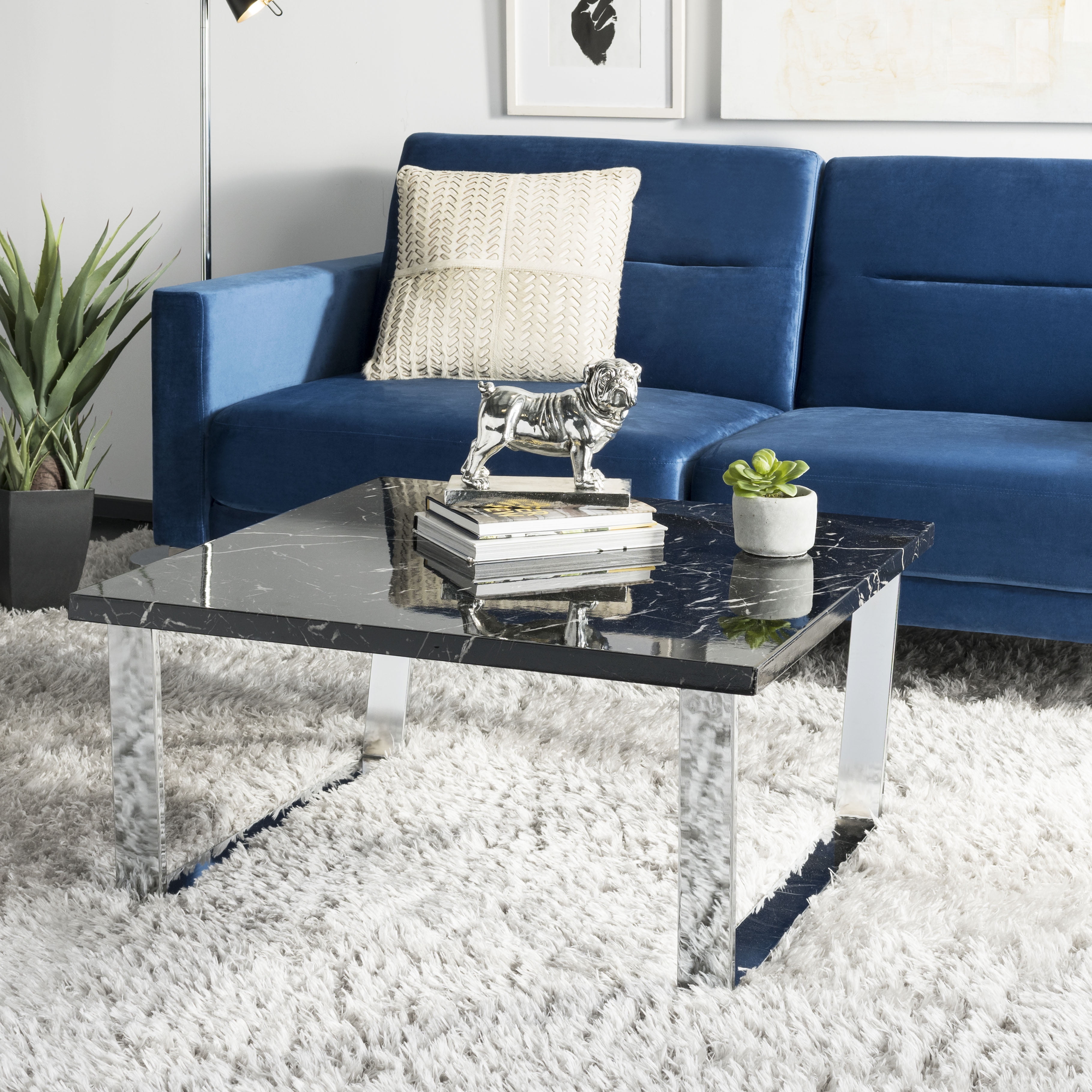 Safavieh Carmen Modern Glam Square Coffee Table Walmart Safavieh Carmen Modern Glam Square Coffee Table Walmart
