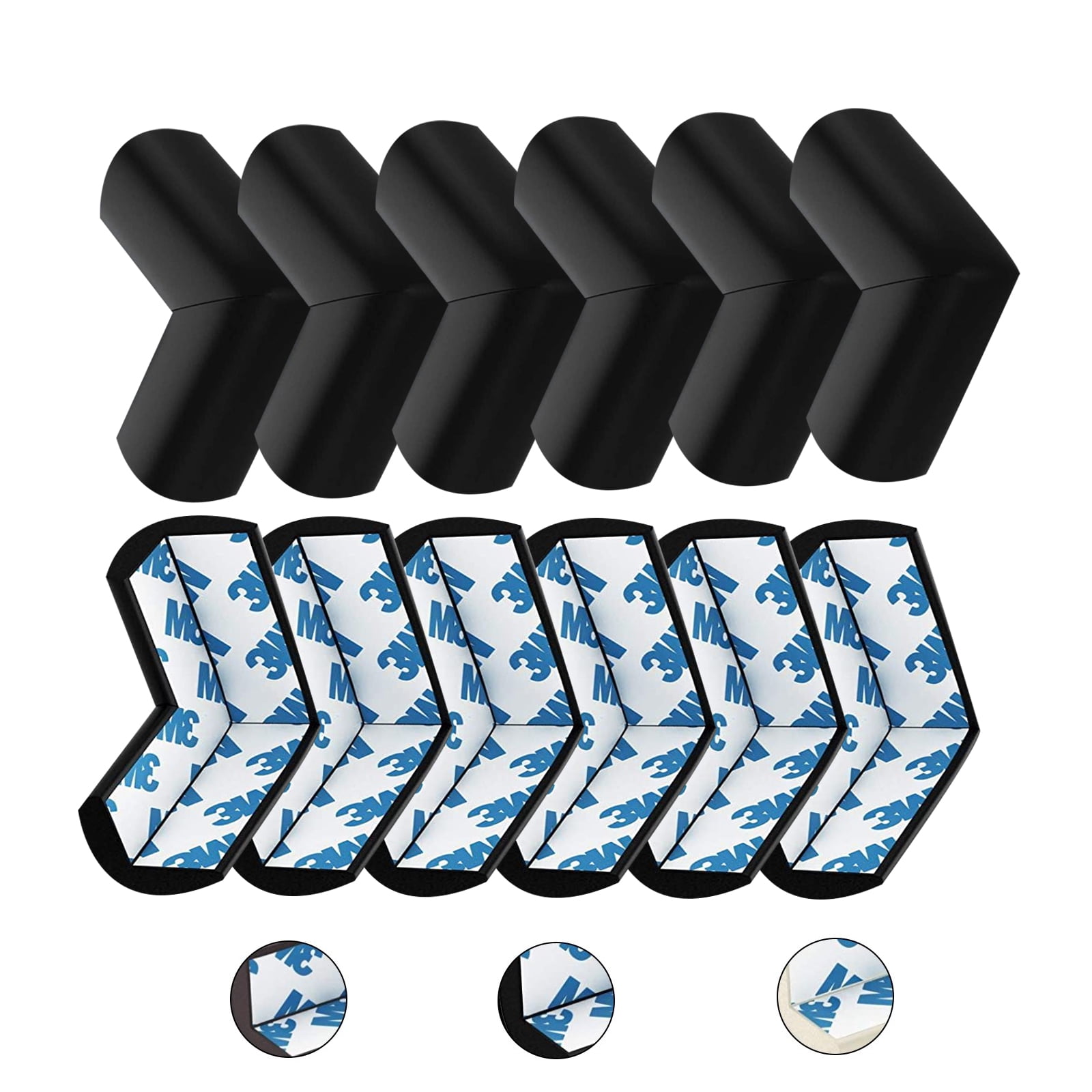 Foam Protectors for Coffee Tables & Desks, Child Proof Edge Corner